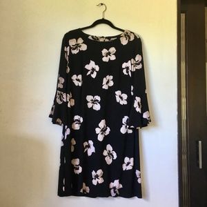 Tommy Hilfiger Jersey Bell Sleeve A-line Dress